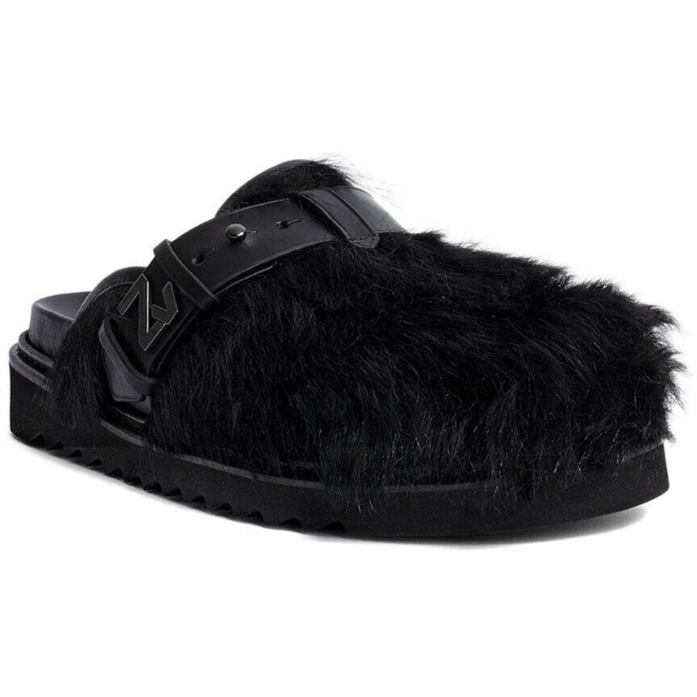 Zadig&Voltaire round-toe shearling mules